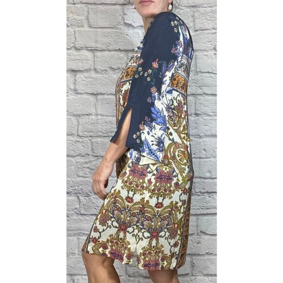 Maeve Silk Blend "Barcelona" Midi Dress - Picture 2 of 7